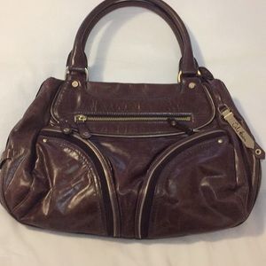 Cole Haan brown leather shoulder bag